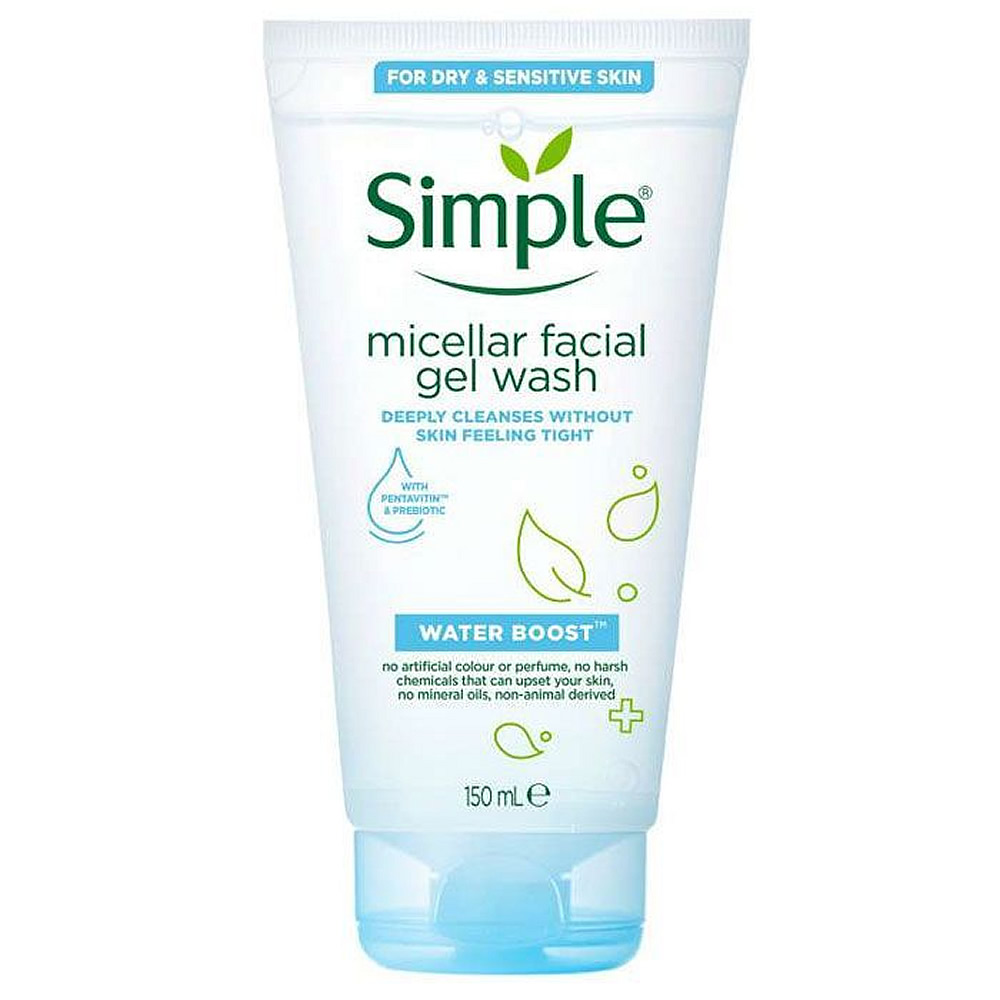 Simple Micellar Facial Gel Wash – 150ml (5oz)