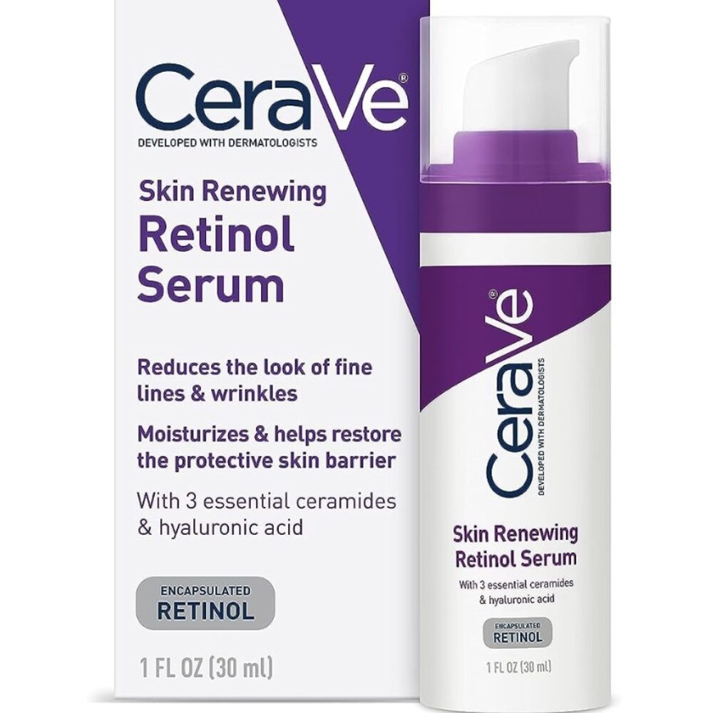 CeraVe Anti Aging Retinol Serum | Cream Serum for Smoothing Fine Lines