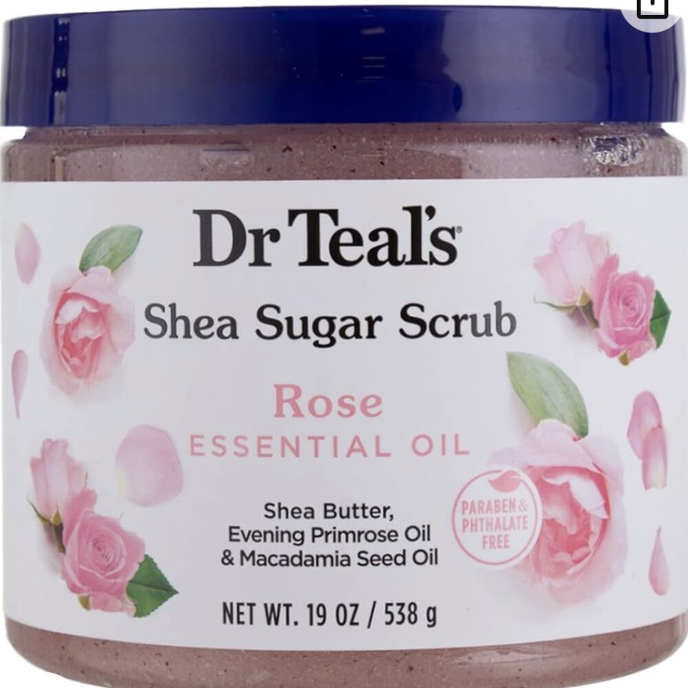 Dr. Teal’s Shea Sugar Scrub Rose