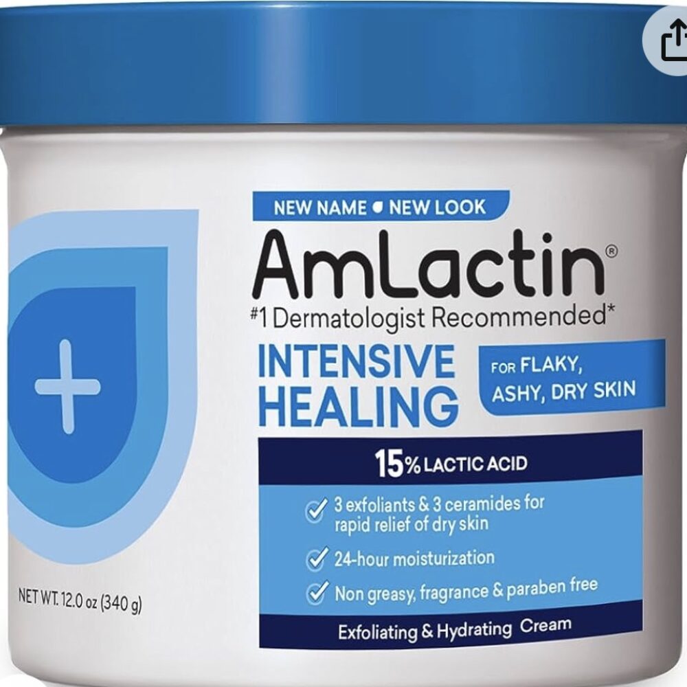 AmLactin Intensive Healing Body Cream
 For Dry Skin – 340g