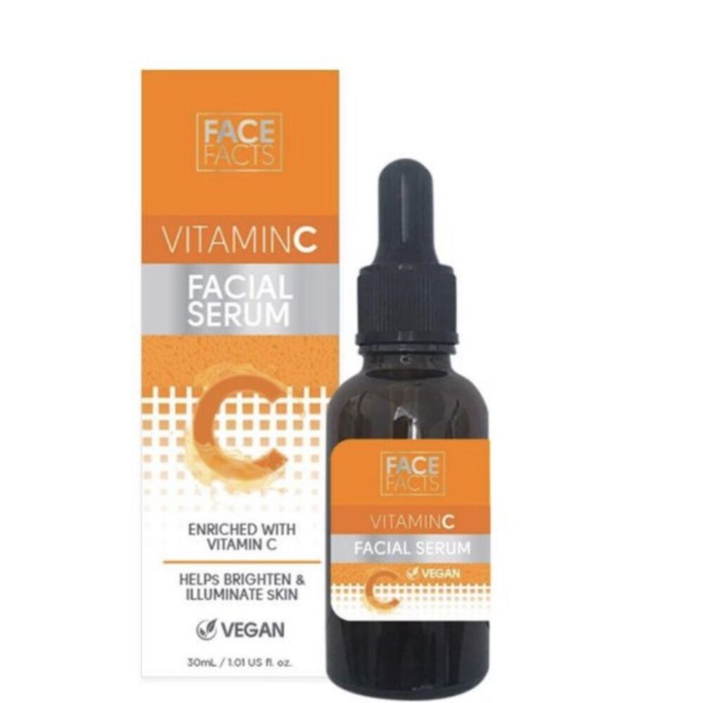 FaceFacts Vitamin C Brightening Facial Serum 30ml