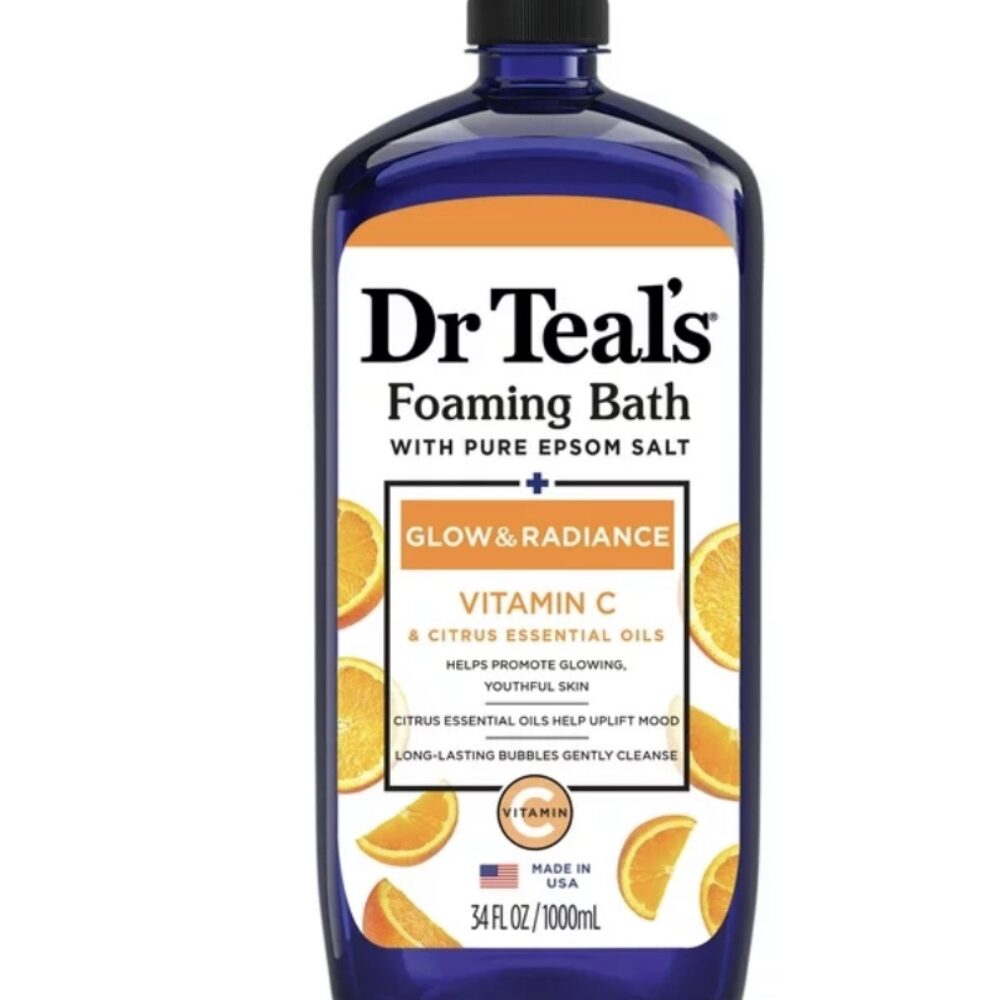 Dr Teal Glow & Radiance Body Wash with Vitamin C – 1000ml