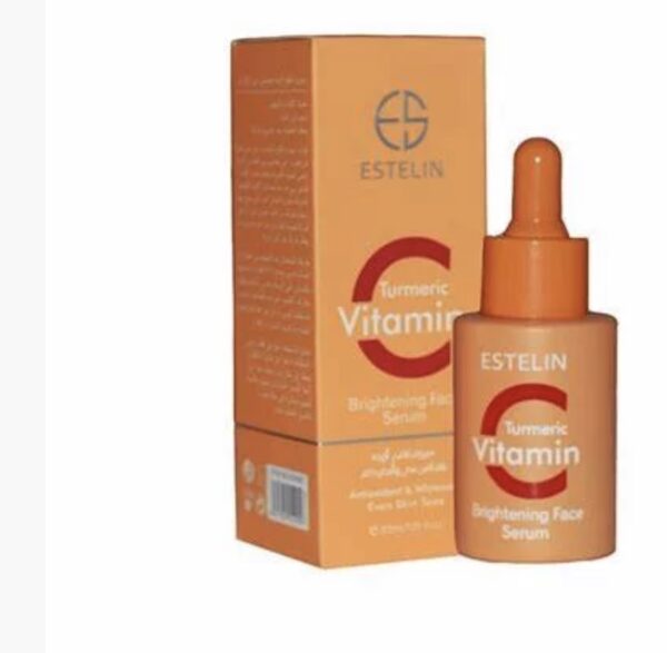Estelin Vitamin C + Turmeric brightening Face serum 30ml.