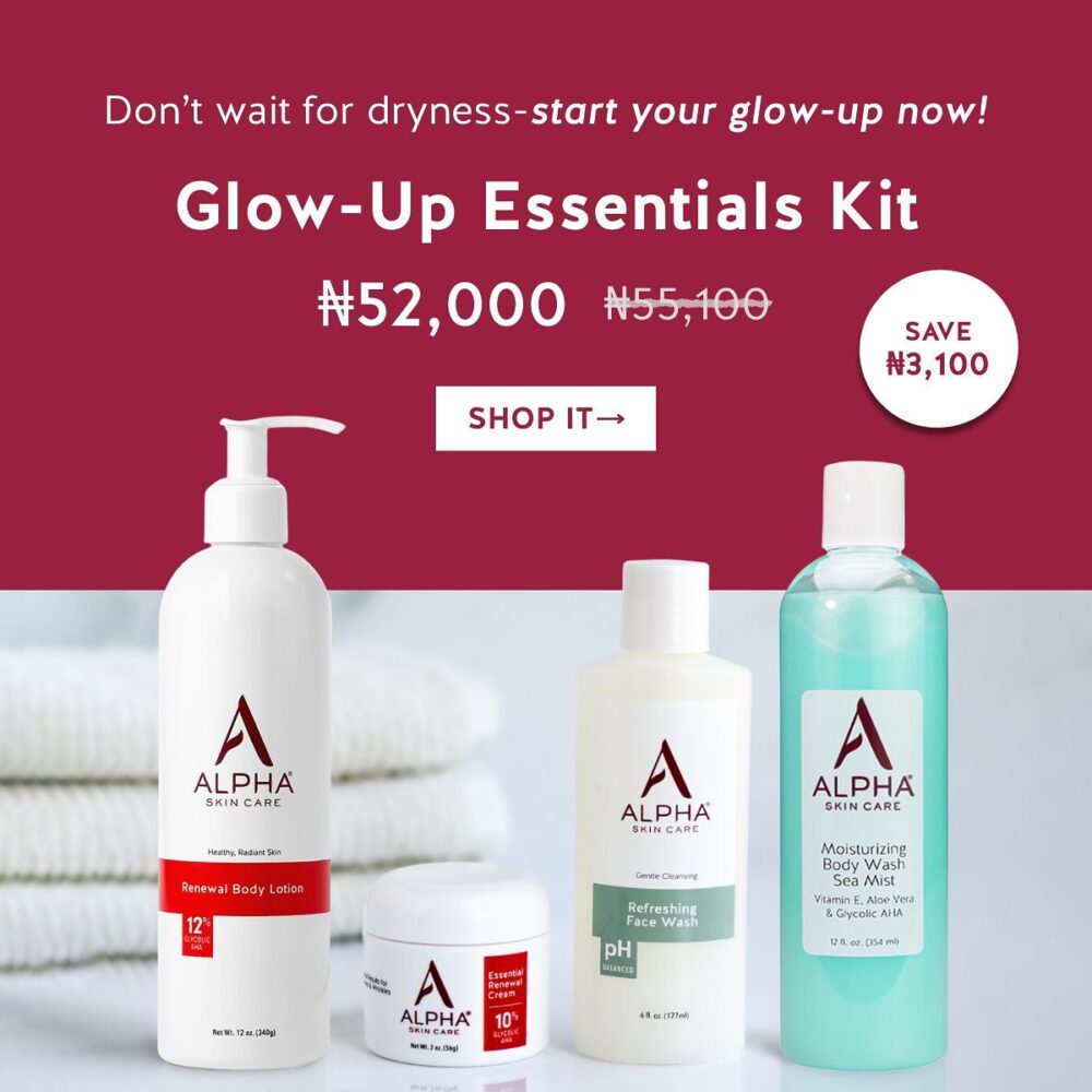 Alpha skin glow up essentials kit